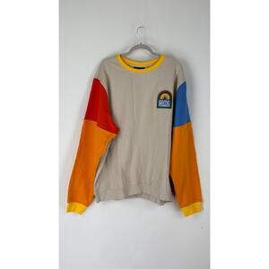 Dropout Game Changer Colorblock Crewneck Sweatshirt Pullover Size 3XL New